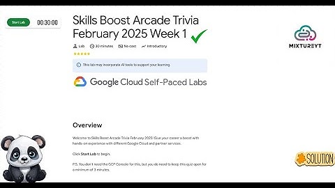 Skills Boost Arcade Trivia February 2025 Week 1 | Full Solution | Google Cloud Skills Boost