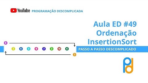 Estrutura de Dados em C | Aula 49 - Ordenação - InsertionSort