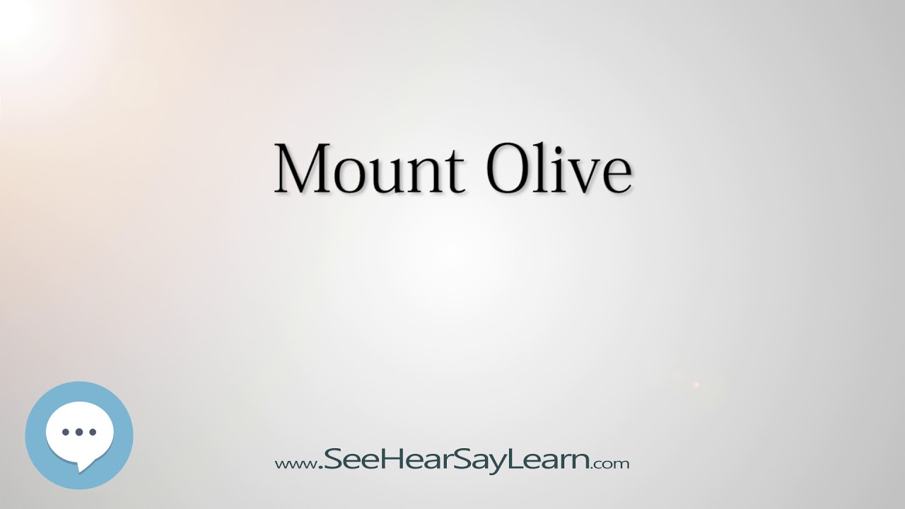 Mount Olive YouTube