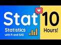 Learn Applied Statistics with R and SAS Practical Experiments | Full Course: 10 Hours!