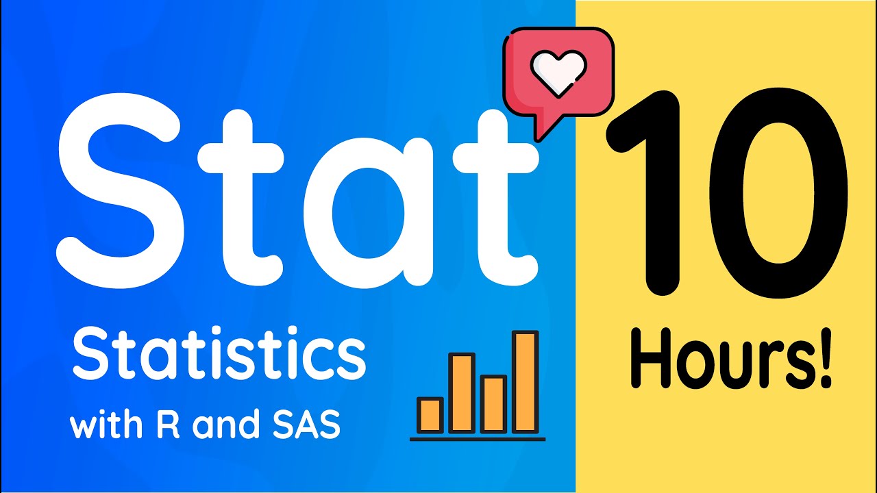 Learn Applied Statistics with R and SAS Practical Experiments | Full Course: 10 Hours!