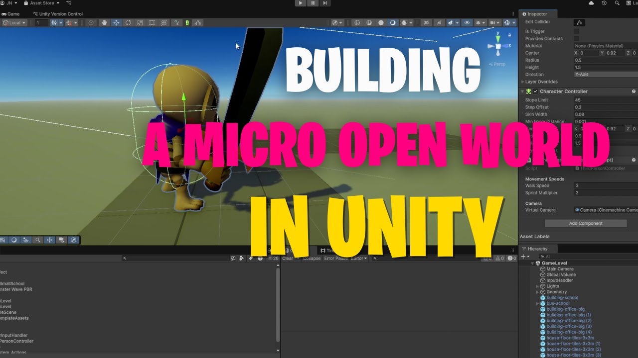 Making a Micro-Open World Game in Unity 6 Day 1 | VOD - YouTube