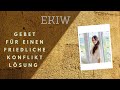 Gebet für einen friedlichen  Konflikt Lösung.#EKIW#frieden