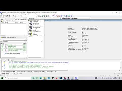 โปรแกรม VHDL ปรับสัญญาณนาฬิกา ด้วยวงจรหารความถี่ Lab3