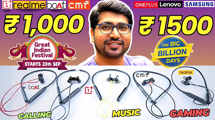 [BBD SALE]🔥Best Neckband Under ₹1000 - ₹1500 in India 2025