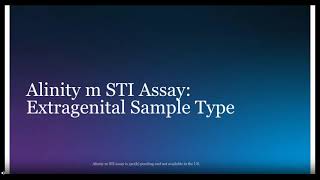 Alinity m STI* with extragenital samples: from assay design to real world experience