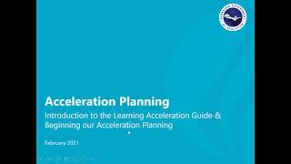 Renewal and Acceleration Training: Session 1 - Planning