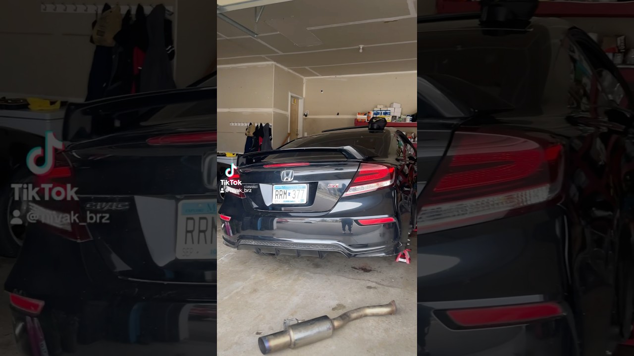2015 CIVIC SI Coupe Invidia Catback  