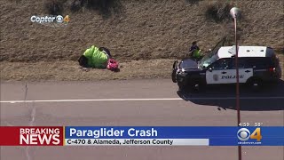 Paraglider Crashes Near Green Mountain