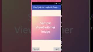 ViewSwitcher Android