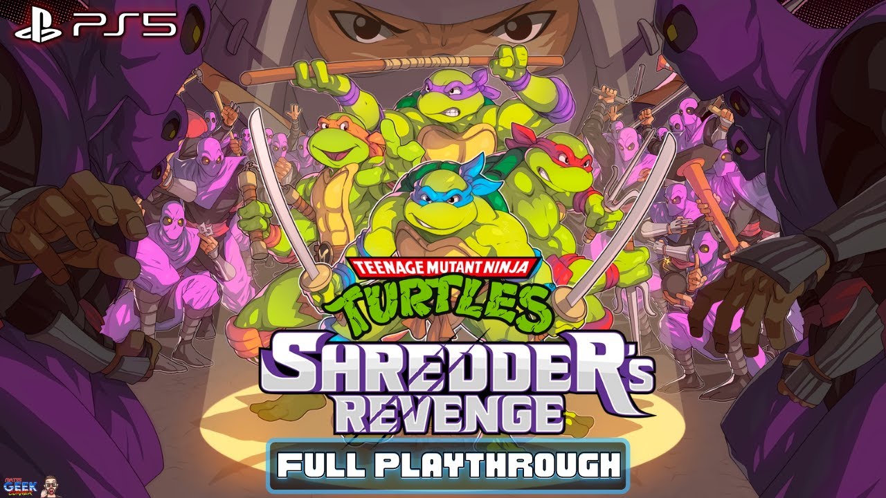 Let's Kick Some Shell - TMNT: Shredder's Revenge (PS5) Full Playthrough ...