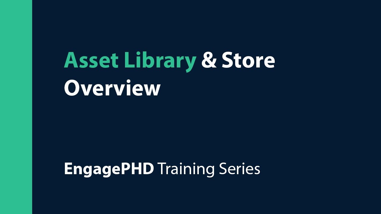 Asset Library and Store Overview