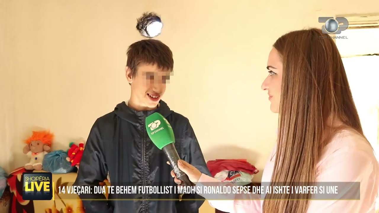 Nëna e la në koshin e plehrave kur lindi, 14-vjeçari rritet nga romët:Jam si Ronaldo-Shqipëria Live