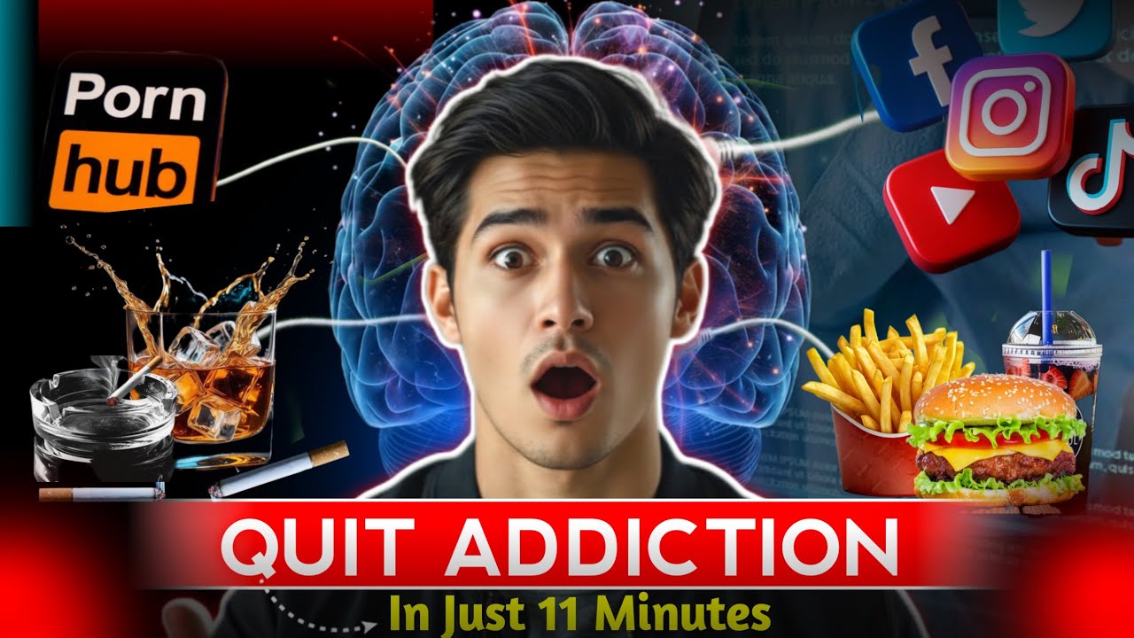 🔥5 Scientific Steps | How To Quit Any Addiction In 11 Minutes | 