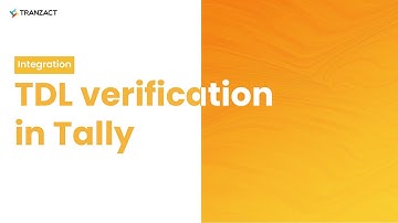 How to check TDL file is present in your Tally or not for Tally integration on TranZact?