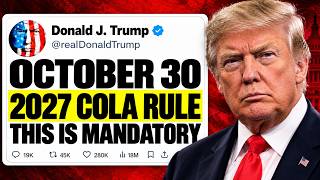 📌 Every Senior Must Do This Before October 30: The 2027 COLA Rule Nobody Explains Update