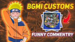 BGMI LIVE CUSTOM ROOM | WIN RS.400 | FUNNY COMMENTRY