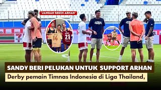 Shayne U0026 Sandy Hug Arhan Tightly  Indonesian National Team Reunions In The Thailand League Bangk