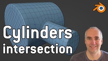 Intersecting cylinders in Blender