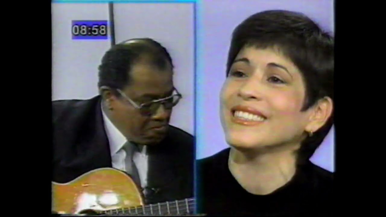 CECILIA BARRAZA con FÉLIX CASAVERDE interpreta el pregón LA PICANTERA de Victoria Santa Cruz, 1997 .