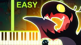 DRAGON POW! THEME - EASY Piano Tutorial