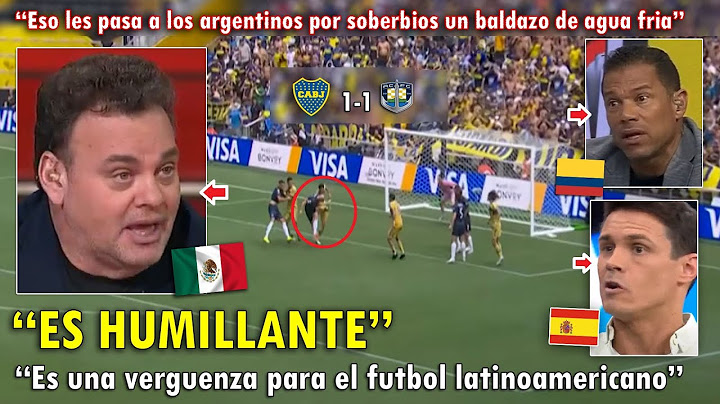 "PAPELON HISTORICO" PERIODISTAS del MUNDO REACCIONARON ASI A EMPATE de BOCA JUNIORS VS AUCKLAND CITY