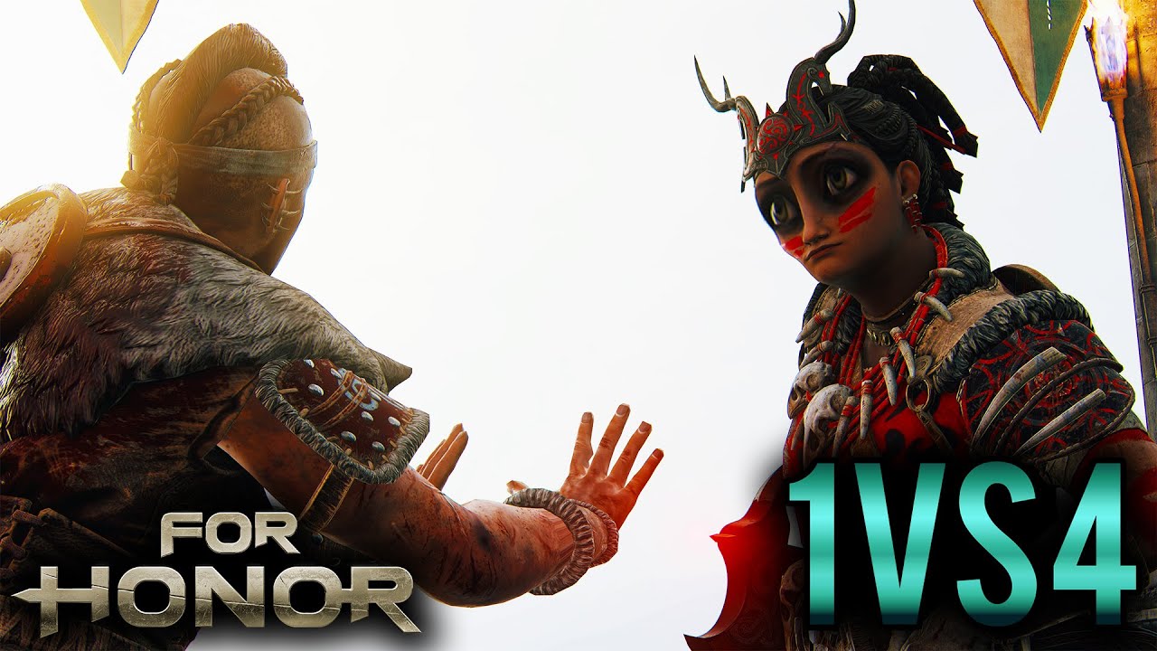 Ruthless 1vs4 carrying from Shaman [For Honor]