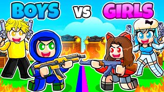 BOYS vs GIRLS Roblox Rivals! screenshot 5