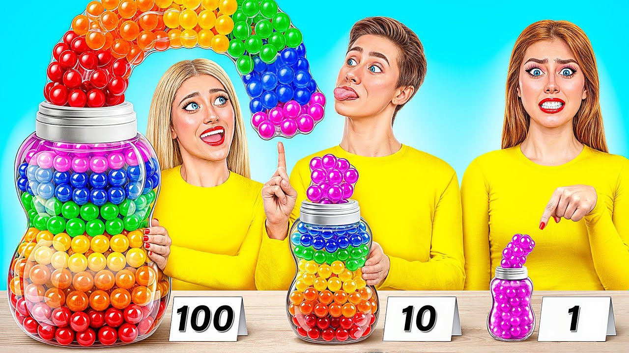 Большая, Средняя или Маленькая Тарелка Челлендж | Кухонные Войны от Multi DO Joy