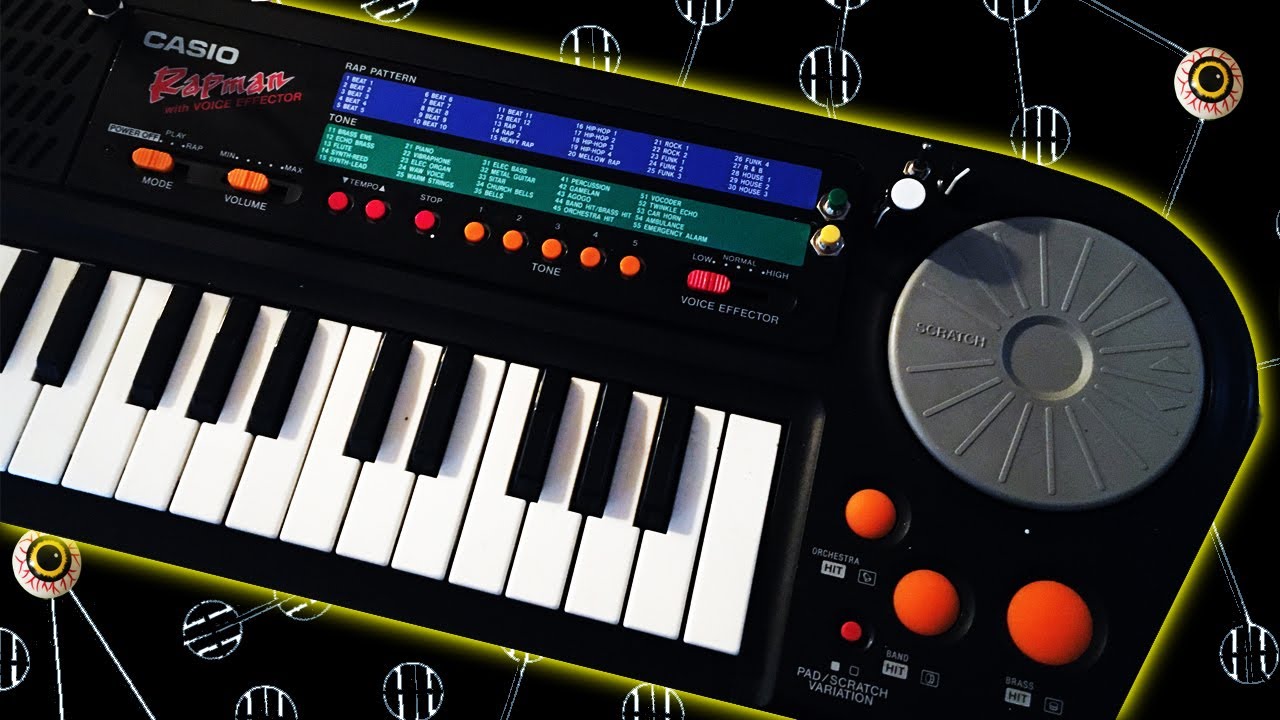 CASIO Rapman カシオ ラップマン キーボード RAP-1 取説あり maxresdefault.jpg