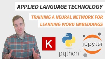 Training a neural network for learning word embeddings