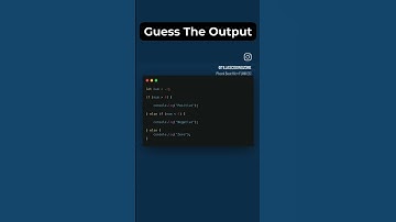 Javascript guees the output