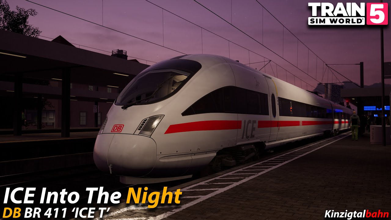 ICE Into The Night : Kinzigtalbahn : Train Sim World 5 [4K 60FPS]
