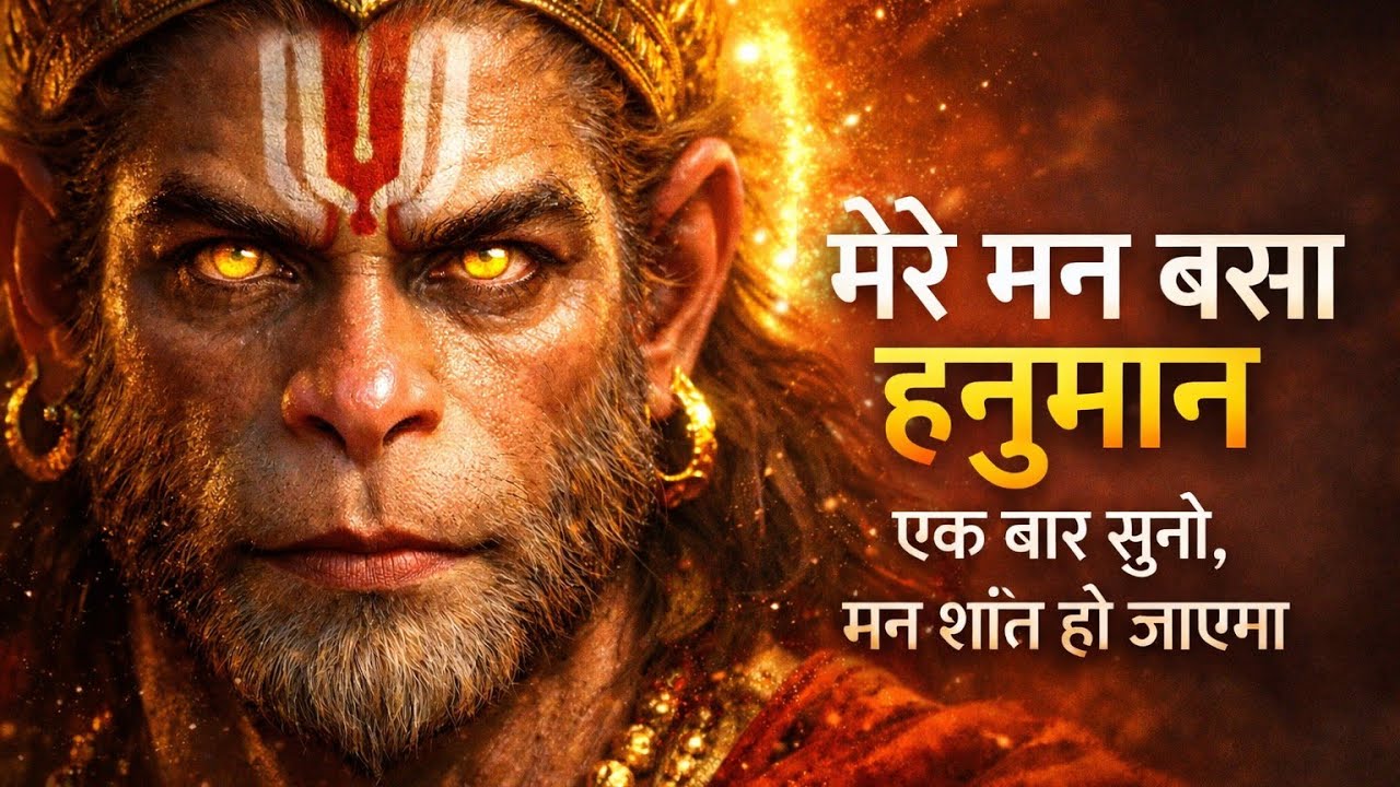 मेरे मन बसो हनुमान 🙏 | संकट दूर करने वाला हनुमान भजन