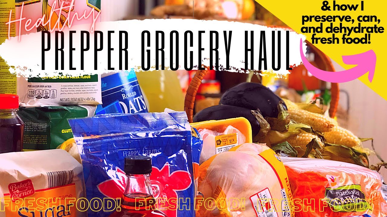 My Prepper Pantry Grocery Haul | Building a Three Month Prepper Pantry