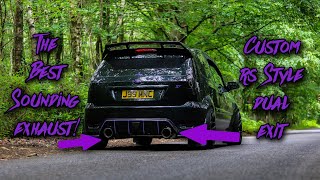 Insane Custom Exhaust System (RS Style/Dual Exit) Fiesta ST150