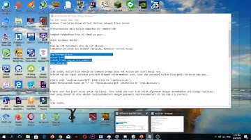 TUTORIAL REPLIKASI MYSQL MASTER - SLAVE (SATU ARAH)