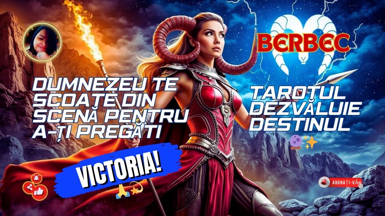 🔥♈BERBEC „Dumnezeu te scoate din scenă pentru a ți pregăti victoria!” 🌌✨ Tarotul dezvăluie Destinul