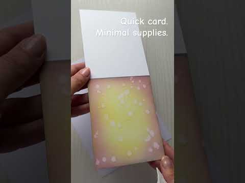 Quick card using
