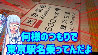 【18きっぷ東北縦断】#1:房総半島一周鉄道の旅前編 京葉線東京駅が遠すぎる【VOICEROID旅行】