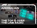 Perez, Vettel And Gasly Team Radio Celebrations | 2021 Azerbaijan Grand Prix