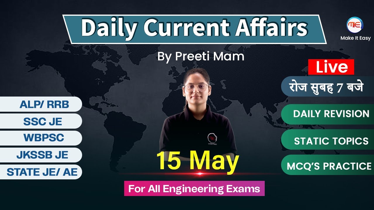 Daily Current Affairs | 15 May 2023 Current Affairs | Current Affairs ...