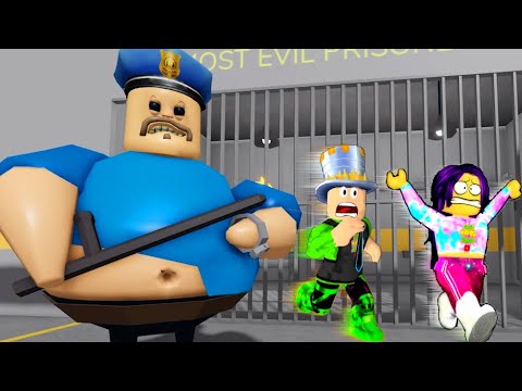 Папа И Дочка Побег Из Тюрмы В Roblox! Максимальный Уровень! Неожиданная Концовка!