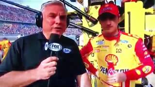 Joey Logano - Daytona 500 Rain Delay Interview 2/16/20