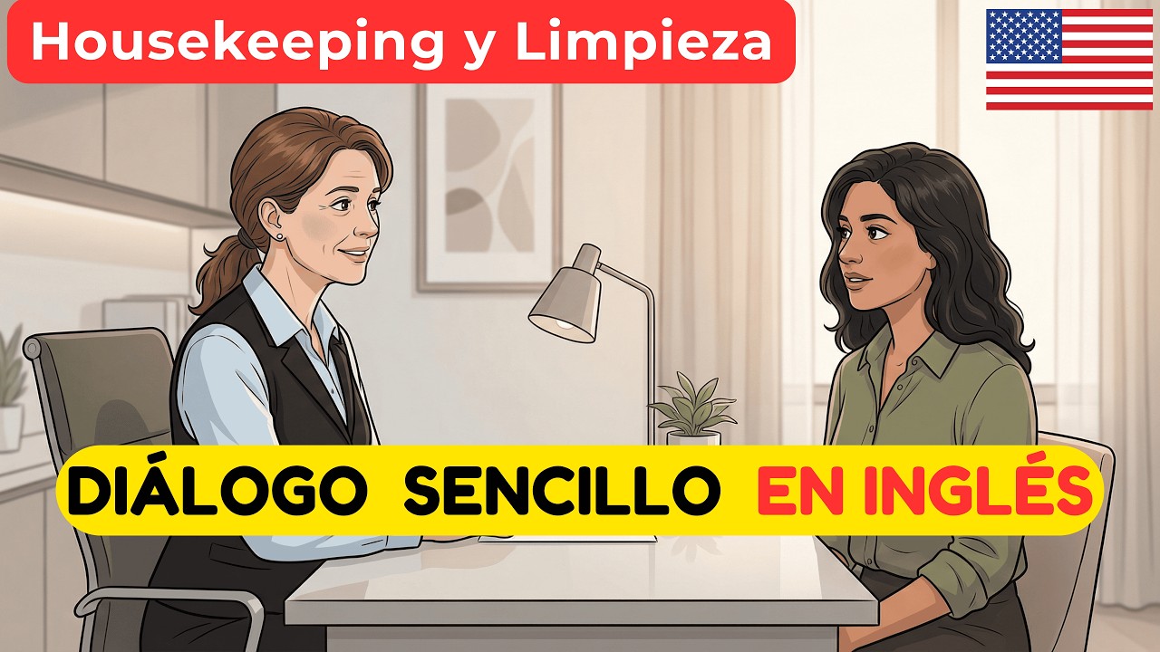 Diálogo Fácil para Principiantes: Entrevista de Trabajo (Housekeeping y Limpieza)