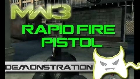 Modern Warfare 3 Rapid Fire Modded 360 Controller - Pistol Demonstration