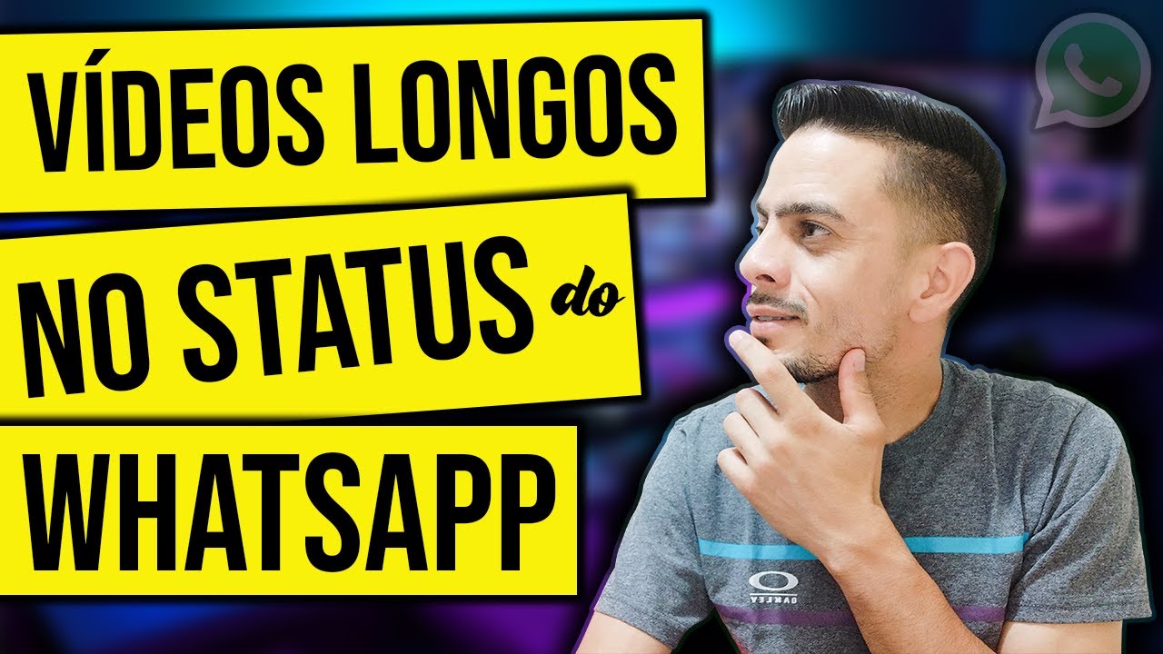 Como enviar vídeos longos para o Status do WhatsApp #statuswhatsapp #