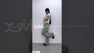 【more jude】 韓国人気★ Kiki cargo pants GATHERED WAIST CARGO PANTS X-girl – calif(カリフ)公式サイト