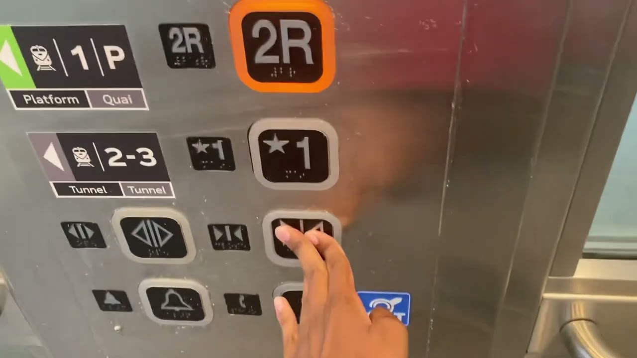 New Elevators at Unionville GO Station in Markham ON July 2022