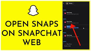 How To Open Snaps On Snapchat Web (2024) screenshot 3